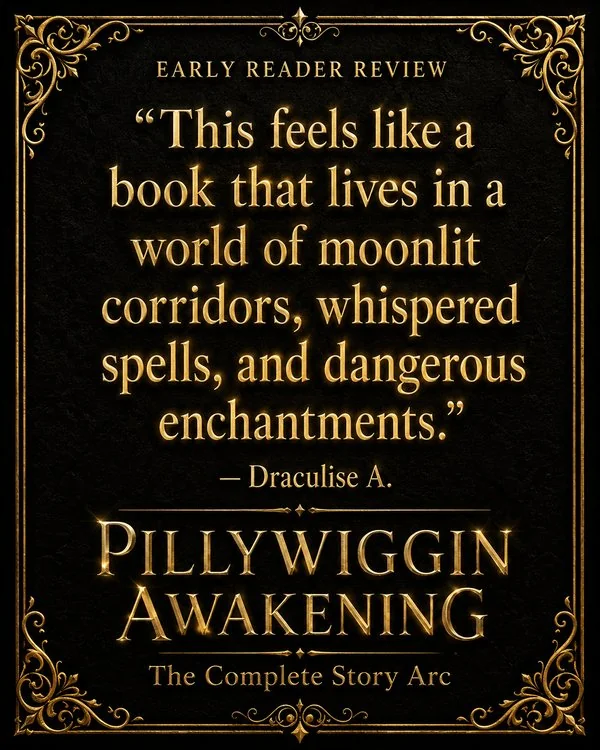 “Moonlit corridors, whispered spells, and dangerous enchantments.” — Draculise A.